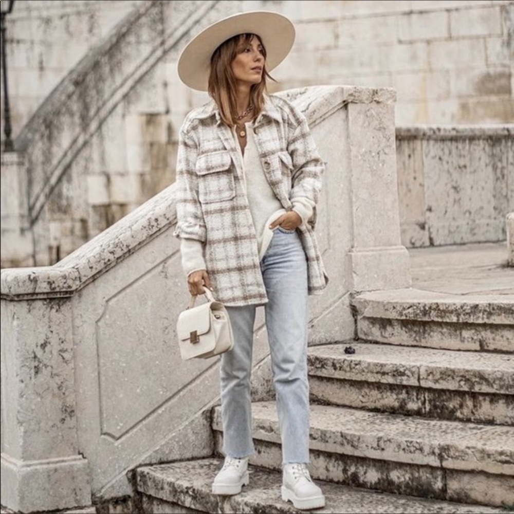 Hm Checked Shirt Jacket - image 3